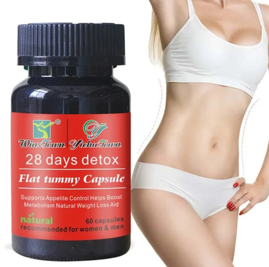 Best 28 Day Fit Slimming Capsule Herbal Diet Fat Burner Capsules Detox Flat Belly Capsule